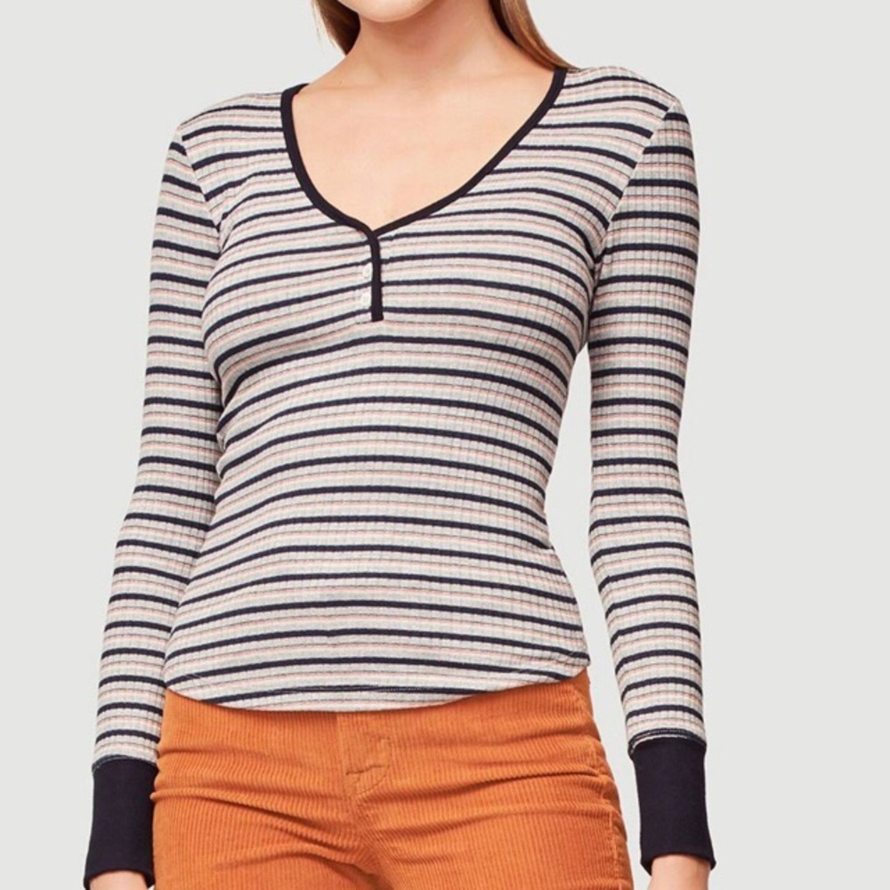 Frame Stripe Henley